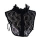 thumbnail image 2 of Collar falso de encaje para mujeres suave y elegante regalo desmontable para vestidos de ropa casual Negro, 2 of 8