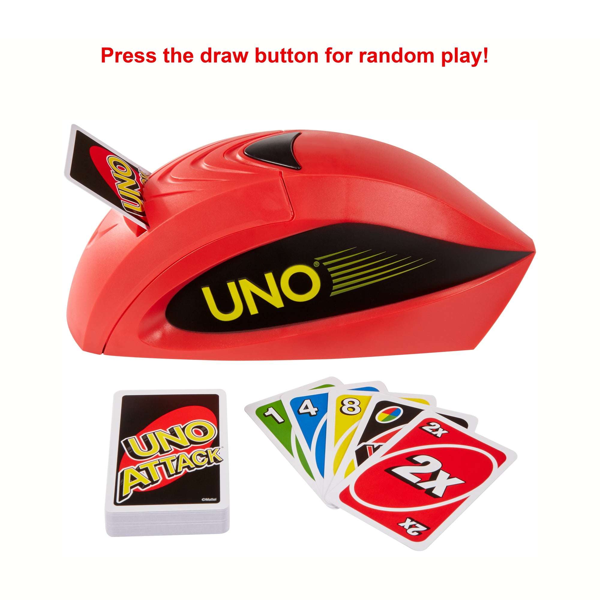 UNO Attack Rapid Fire Card Game for 2-10 Players Ages 7y for sale online 