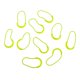 thumbnail image 1 of 10 cremalleras en U, extensor de cremallera, repuesto para ropa, mochilas, bolsas de viaje, verde fluorescente, 1 of 9