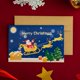 thumbnail image 1 of Tarjeta de felicitación de Feliz Navidad, tarjetas postales de Festival de Año Nuevo, Santa Claus, muñeco de nieve, tarjetas de regalo de dibujos animados, decoración de fiesta de Navidad, 2024, 1 of 4
