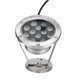 thumbnail image 2 of Foco de fuente colorido impermeable al aire libre llevado de la luz subacuática RGB 12W, 2 of 8
