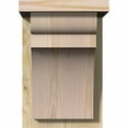 thumbnail image 2 of 8"W x 8"D x 12"H Yorktown Rough Sawn Corbel w/Backplate, Douglas Fir, 2 of 9