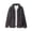 Dark Gray, variant on Mens Cable Textured Fleece Hooded Jacket Full Zip Drawstring Hood Side Pocket Warm Casual Winter Coat Loungewear Outerwear