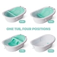 thumbnail image 7 of Frida Baby 4 in 1 Grow with Me Baby Bathtub for Newborn to Toddler, White, Rigid Baby Bath, Unisex, 7 of 7
