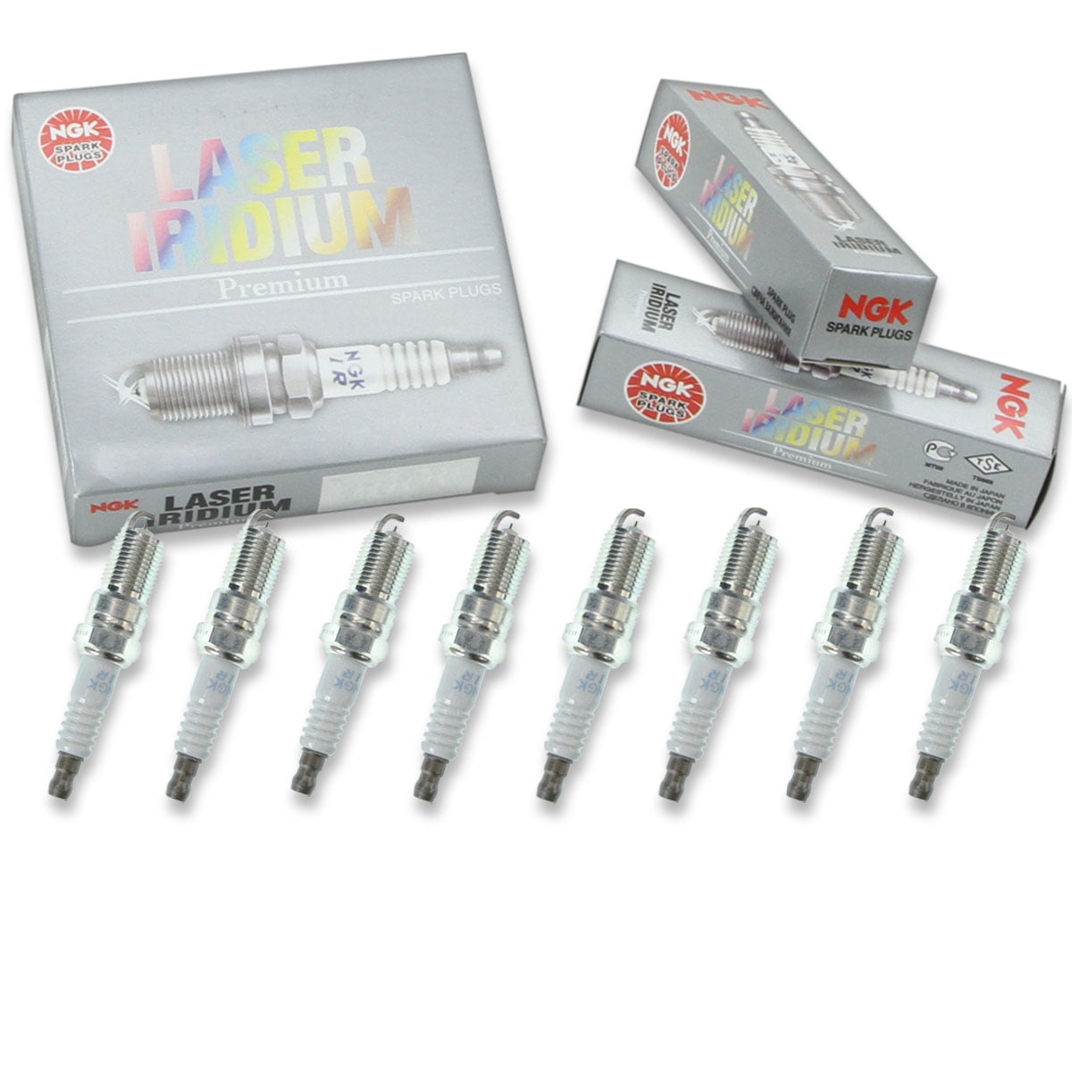 8 pc NGK 97287 Laser Iridium Spark Plugs for 1L5G-12405-CA 41-810 4504 4511 4713 5087 7304 7304-2 7420 9605 9606 9608 AGSF22FM1 AGSF22WM AGSF32Y-PC AGSF32YPC AGSF32YR CT1E 12405 AA CT1E-12405-AA