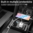 thumbnail image 3 of Inversor De Corriente Para Coche Multifunción De Onda Modificada De 200W Con 2 Tomas De CA Y 4 Puertos USB Para Coche De 12V, 3 of 7