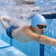 thumbnail image 3 of Clossjun Silicone Swim Cap Waterproof Swimming Hat, Non-Slip Adult Swimming Caps for Women and Men Swim Training Racing, 3 of 7