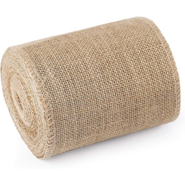 Rollo De Cinta Rústica De 10 M De Tela De Arpillera De 15 Cm De Ancho Para Decoración, Manualidades Hechas A Mano