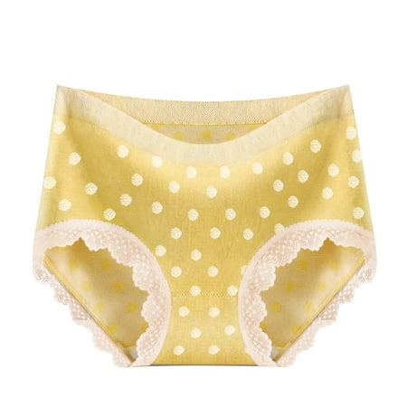 

adviicd Bikini Panties For Women Pack Women s No Pinching. No Problems Breathe Freely Brief Panty Yellow One Size