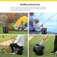 thumbnail image 4 of Toilette de Camping Pliable, Toilette de Camping à 8 Hauteurs Réglables pour Adultes et Enfants, Petit Pot Portable pour Voiture, Camping, Randonnée, Sac à Dos, Pêche, Embouteillage, Capacité de 264 Lb, 4 of 7