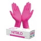 thumbnail image 1 of Guantes descartables antideslizantes UniSeal Nitrilo color rosa talle M, 1 of 1