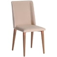 thumbnail image 3 of Manhattan Comfort Chaise d'Appoint Rembourrée en Tampa Beige Foncé, 3 of 8