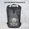 thumbnail image 4 of AFISHTOUR Motorcycle Backpack, 25L Roll Top Waterproof Backpack with Adjustable Chest & Waist Straps (Black), 4 of 6