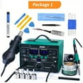 thumbnail image 2 of 862BD+ Hot Air Gun 2in1 Mobile Phone Electronic Repair Desoldering Station Electric Soldering Iron Adjust Temperature ,High Temperature Resistant, 2 of 7