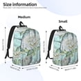 thumbnail image 3 of Honeii Vintage Rose1 Print Canvas College Laptop Backpack, Durable Rucksack Travel Notebook Bag School Backpack Book Bag for Men Women-Medium, 3 of 7