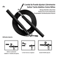 thumbnail image 3 of Cuerda Para Saltar Ajustable Lab.G Crossfit Ultra Rapida 3m Negra, 3 of 4