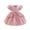 Hot Pink-01, variant on Avrntaa Flower Girls Satin Prom Dress Cute Puff Short Sleeve Wedding Party Birthday Pageant Ball Gown for 1-5 Y