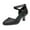 Black, variant on CQONEPT Kitten Heels for Women Pointed Toe Heels Dressy,Latin Dance Shoes Rhinestones Satin Latin Dance Shoes Professional Ballroom Salsa Practice Performance Dancing Shoes Size 7.5 Black