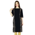 thumbnail image 2 of Phagun Kurta Indienne Femme Ethnique Designer Kurti Rayonne Imprimée Tunique Robe, 2 of 7