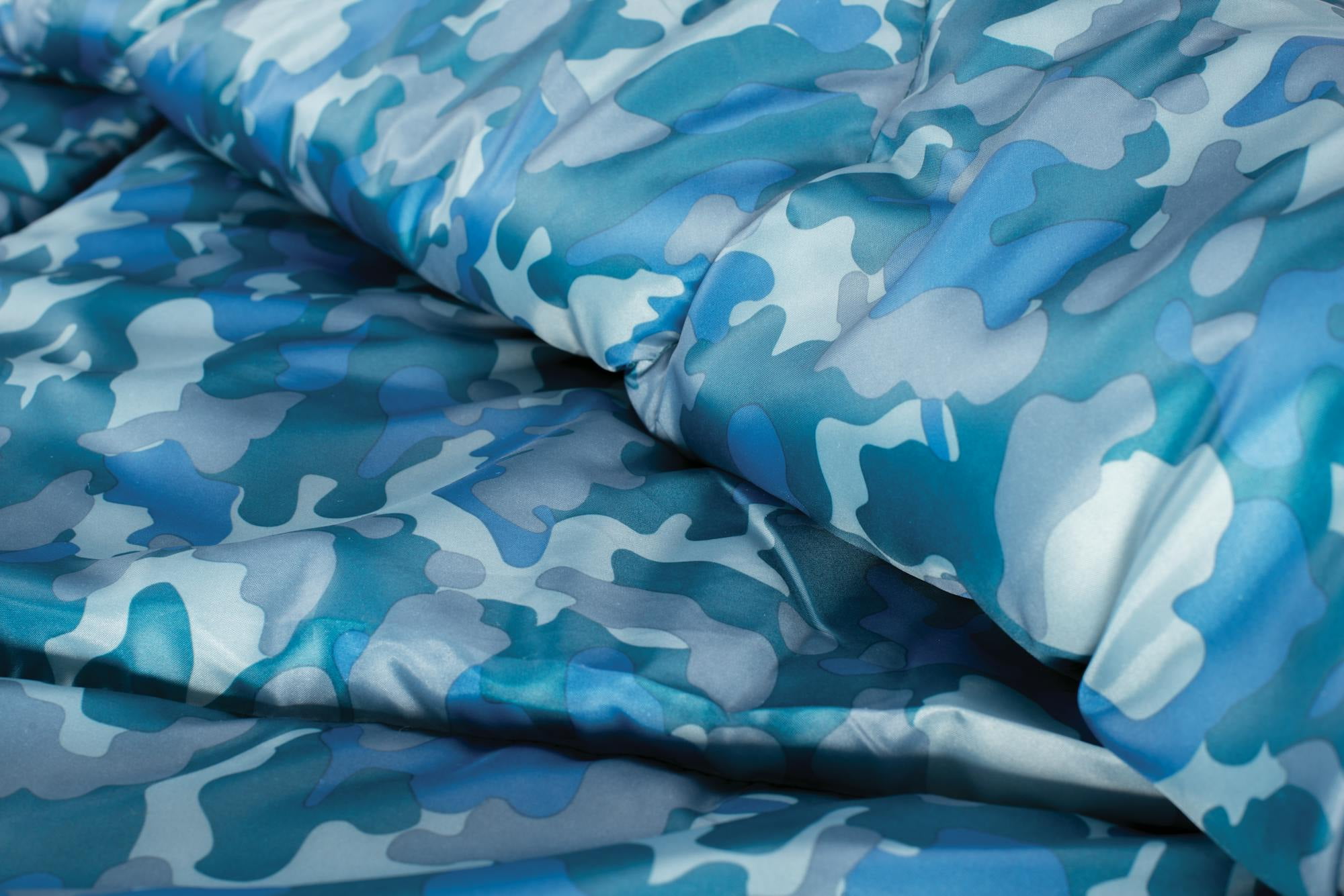 Coleman Kids Camo™ 45°F Youth Sleeping Bag, Blue Camo