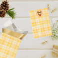thumbnail image 6 of Novel Box 100 Pack Dark Yellow Plaid Print 6x9" Paper Bags - Birthday, Gift, Party, Wedding Bags, 6 of 7