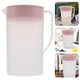 thumbnail image 5 of Hervidor de plástico para bebidas de 1,6 l, resistente al calor, para agua fría y jugo, con tapa (rosa), 5 of 5