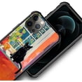 thumbnail image 4 of Case for iPhone 11 Pro Max Case, Window Sill Black Cat Oil Painting Pattern Graphic Design Girl Boy Soft Silicone Hard Acrylic Shock Protection Case for iPhone 11 Pro Max, 4 of 7