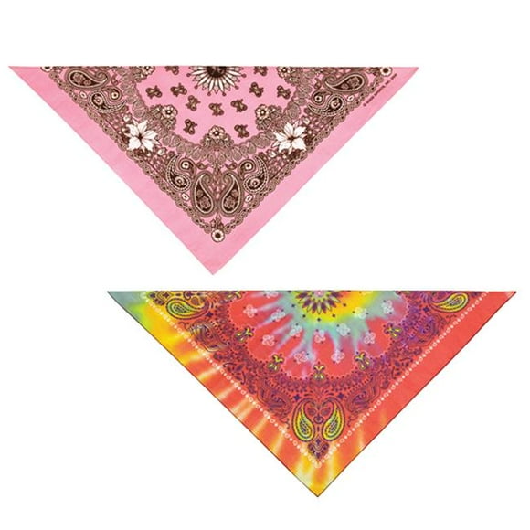 Paisley 22 x 22 In Bandana Tie Dye