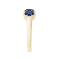 thumbnail image 3 of ANGARA Natural 1.8 Ct Aeon Three Stone Sapphire Hexagonal Engagement Ring in 14K Yellow Gold for Women (Size-5mm) | September Birthstone, Anniversary, Jewelry Gift for Women | Natural Sapphire Ring, 3 of 10
