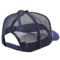 thumbnail image 5 of Double tone contrast poly foam mesh back trucker cap (White/Navy), 5 of 6