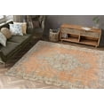 thumbnail image 2 of Soft Rug, Office Decor Rug, Area Rugs, Medallion Rug, Orange Rugs, Moroccan Design Rug, Oriental Rugs, Salon Rug, Nursery Rug, Turkish Rug, 1.7'x2.3' - 50x70 cm, 2 of 8