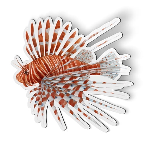 Lionfish - 5" Magnet for Car Locker Refrigerator