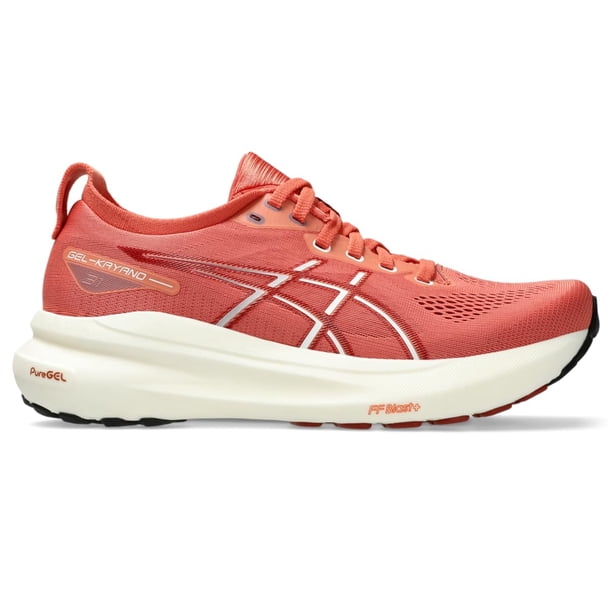 Zapatillas para correr ASICS Gel-Kayano 31 para mujer en Rojo Desierto/Blanco
