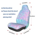 thumbnail image 3 of Balery Fantasy Gradient Funda de Asiento para Auto con Diseño - Cubierta Frontal Suave y Transpirable con Protector Antideslizante- 1 Unidad, 3 of 5