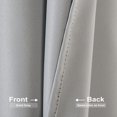 thumbnail image 6 of DriftAway Blackout Thermal Insulated Tie Up Window Shades, Solid Gray 25 x 47 cm, 6 of 9