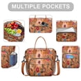 thumbnail image 2 of Pioneer Flower Floral Print Pattern Womens Lunch Box for Work,Insulated Large Lunch Bag for Tween and Teen,Loncheras Para Mujer,Leakproof Adult Lunch Bag for Work,Beach,Travel,Picnic,Camping, 2 of 7
