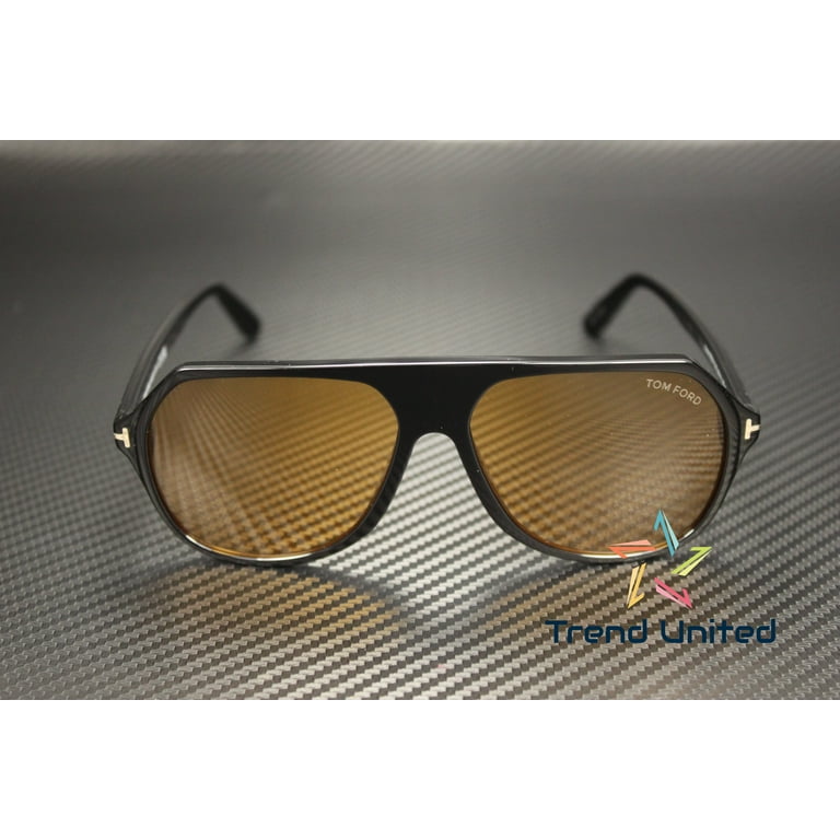 Tom Ford Hayes Amber Navigator Men's Sunglasses FT0934 01E 59 