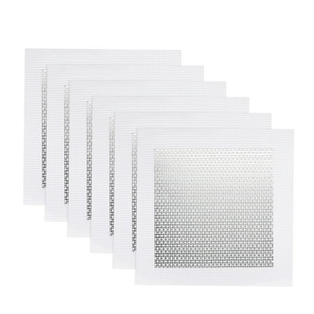 

Uxcell 6 x 6 Self-Adhesive Fiberglass Mesh Aluminum Wall Repair Patch 6Pack