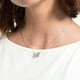 thumbnail image 5 of Collar con colgante de cisne de Swarovski con cristales transparentes de rodio, 5 of 5