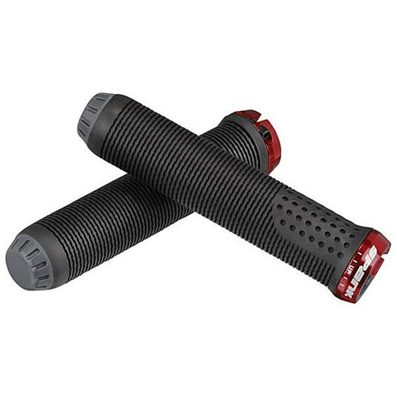 Spank Spike 30 Locking Grips, Black/Blue  NLS