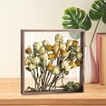 thumbnail image 6 of Esquirla Wooden Shadow Box Frame Dried Flower Display Case Table Decoration Rustic Floating Picture Frame Keepsake Box for Artwork Medals 8inch, 6 of 8