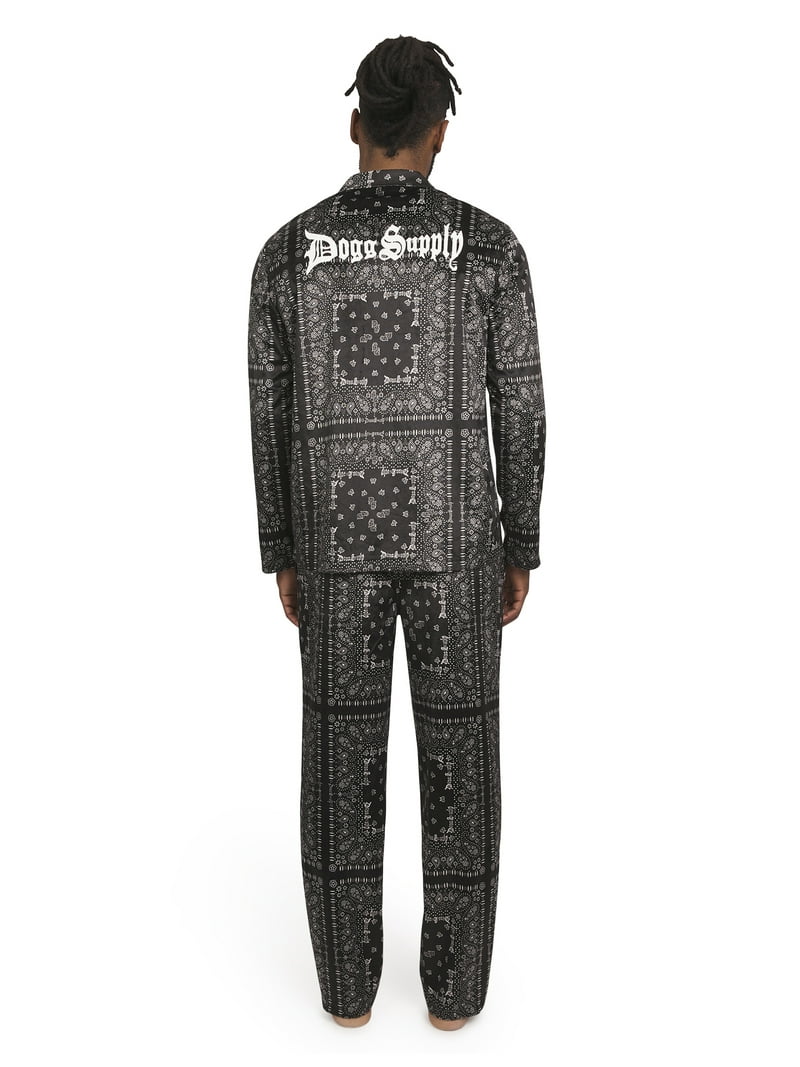 Dogg Supply by Snoop Dogg Men's 2-Piece Long Sleeve Microfleece