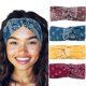 thumbnail image 1 of Diadema Urieo Boho Bandanas, turbante para la cabeza, deporte, yoga, mujer, x4, 1 of 7