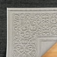 thumbnail image 4 of Solterra Portico Indoor/ Outdoor Polypropylene Black Flat Weave Area Rug, 9x13, 4 of 8
