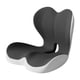 thumbnail image 1 of Cojín para respaldo de asiento de coche, antideslizante, portátil, ergonómico, para comer Gris, 1 of 9