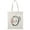 Natural, variant on Letter O Flower Bouquet 3 Tote Bag - Image by Shutterstock, One Size Cotton Canvas Tote Bag