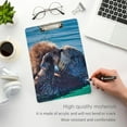 thumbnail image 3 of GZHJMY Sea Otter Kissing Clipboard Classrooms Office Clipboard A4 Standard Letter Size 9" x 12.5" with Low Profile Metal Clip Decorative Clip Boards for Teachers, 3 of 6