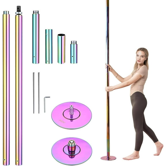 Professional Removable Dancing Pole Kit – Static Spinning Pole for Home, Party, and Pub Exercises