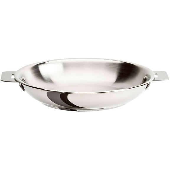 Cristel Multiply Stainless Steel Frying Pan with Removable Handles, 11.8 Inch