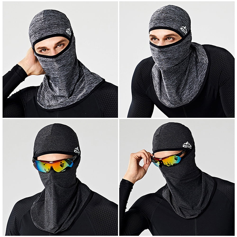 Helmet Liner Balaclava Cooling Ice Silk Neck Gaiter Summer UV Protection Headgear Explopur Cycling Face Mask UPF50 